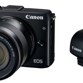 【中古】Canon キヤノン EOS M3 EF-M18-55 IS STM レンズEVFキット ブラック