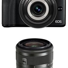 【中古】Canon ミラーレス一眼カメラ EOS M3(ブラック)・クリエイティブマクロ ダブルレンズキット EOSM3BK-CMWLK