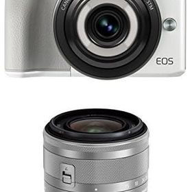 【中古】Canon ミラーレス一眼カメラ EOS M3(ホワイト)・クリエイティブマクロ ダブルレンズキット EOSM3WH-CMWLK