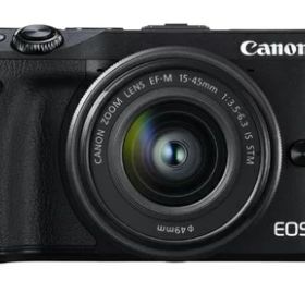 【中古】 Canon ミラーレス一眼カメラ EOS M3 レンズキット(ブラック) EF-M15-45mm F3.5-6.3 IS STM 付属 EOSM3BK-1545ISSTMLK