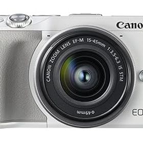 【中古】Canon ミラーレス一眼カメラ EOS M3 レンズキット(ホワイト) EF-M15-45mm F3.5-6.3 IS STM 付属 EOSM3WH-1545ISSTMLK