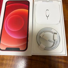 Apple iPhone 12 本体 レッド64GB 箱あり ケーブル付き 美品