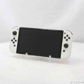 【中古】Nintendo(任天堂) Nintendo Switch 有機ELモデル Joy-Con(L)／(R) ホワイト 【377-ud】