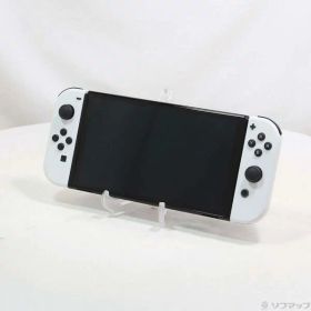 【中古】Nintendo(任天堂) Nintendo Switch 有機ELモデル Joy-Con(L)／(R) ホワイト 【377-ud】