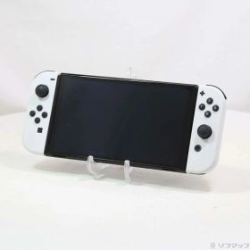 【中古】Nintendo(任天堂) Nintendo Switch 有機ELモデル Joy-Con(L)／(R) ホワイト 【377-ud】