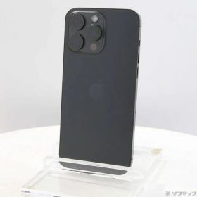 〔中古品〕 iPhone15 Pro Max 256GB ブラックチタニウム MU6P3J／A SIMフリー【297】
