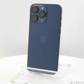 〔中古品〕 iPhone15 Pro Max 256GB ブルーチタニウム MU6T3J／A SIMフリー【269】