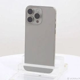 〔中古品〕 iPhone15 Pro Max 1TB ナチュラルチタニウム MU713J／A SIMフリー【276】