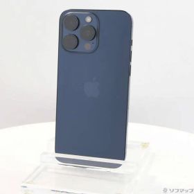 〔中古品〕 iPhone15 Pro Max 256GB ブルーチタニウム MU6T3J／A SIMフリー【276】