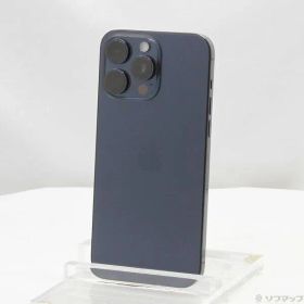 〔中古品〕 iPhone15 Pro Max 512GB ブルーチタニウム MU6X3J／A SIMフリー【262】