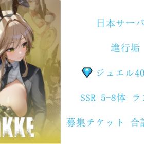 💎40013ジュエル↑ 🌟SSR5体↑ 進行垢🎯 | 勝利の女神NIKKE(メガニケ)のアカウントデータ、RMTの販売・買取一覧