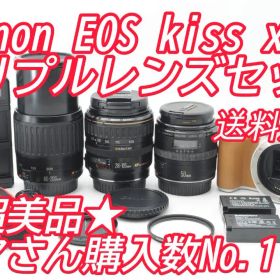 ★超美品⑥★クリスマスSALE★ Canon EOS Kiss x9 トリプル
