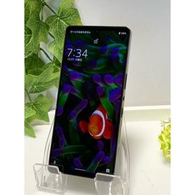 白ロム au SIMロック解除済 SHARP AQUOS zero6 128GB スマートフォン本体 ブラック SHG04 初期化済★ A9053