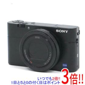 【いつでも2倍！1日と5.0のつく日、18日は3倍！】【中古】SONY製 Cyber-shot DSC-RX100M5 ブラック 2010万画素 本体・液晶画面いたみ 元箱あり