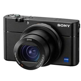 【中古】（新古品） SONY(ソニー) コンパクトデジタルカメラ Cyber-shot RX100V ブラック 1.0型積層型CMOSセンサー 光学ズーム2.9倍(24-70mm) 180度チルト可動式液晶モニター 4K動画記録 DSC-RX100M5A