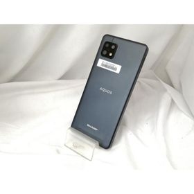 【中古】SHARP 楽天モバイル 【SIMフリー】 AQUOS sense6s ブラック 4GB 64GB SH-RM19s【戸塚】保証期間１ヶ月【ランクC】