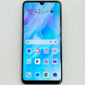 【中古】[ その他メーカー ] HUAWEI P30 lite MAR-LX2J パールホワイト / simフリー版 白ロム MAR-LX2J