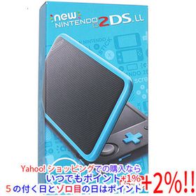 【中古】任天堂 Newニンテンドー2DS LL ブラック×ターコイズ 元箱あり