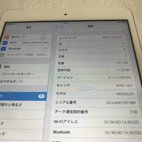 au KDDI iPad mini 第1世代 Wi-Fi+Cellular A1455 16GB 判定○