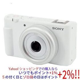 【中古】SONY製 デジタルカメラ VLOGCAM ZV-1F (W) ホワイト 2010万画素 元箱あり