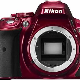 【中古】ニコン Nikon D5300 レッド 2400万画素 3.2型液晶 D5300 RED