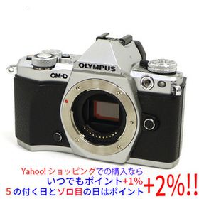 【中古】OLYMPUS 一眼レフ OM-D E-M5 Mark II ボディ シルバー 本体いたみ