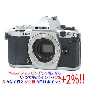【中古】OLYMPUS 一眼レフ OM-D E-M5 Mark II ボディ シルバー モードダイヤルなし