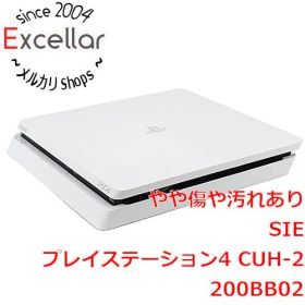 [bn:14] SONY プレイステーション4 1TB グレイシャー・ホワイト CUH-2200BB02 本体のみ 本体いたみ