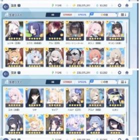 1引退垢限定キャラ46生徒211固有武器141强力キャラ多数 | ブルアカ(ブルーアーカイブ)のアカウントデータ、RMTの販売・買取一覧