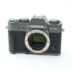 【中古】 《良品》 FUJIFILM X-T30 ボディ チャコールシルバー 【ファインダーカバー部品交換/センサークリーニング/各部点検済】 [ デジタルカメラ ]