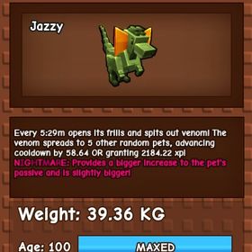 庭を成長させる ナイトメア変異 ディロフォサウルス | ロブロックス(ROBLOX)のアカウントデータ、RMTの販売・買取一覧