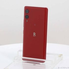 〔中古〕楽天 Rakuten Hand 5G 128GB クリムゾンレッド P780 楽天 SIMフリー〔269-ud〕