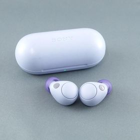 SONY WF-C700N 完全ワイヤレスイヤホン USED美品 ノイズキャンセリング 外音取込 マイク IPX4 防滴 ソニー ラベンダー 完動品 V2079