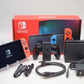 [中古]Nintendo Switch 本体 2019 [Joy-Con(L)ネオンブルー/(R)ネオンレッド] HAD-S-KABAA