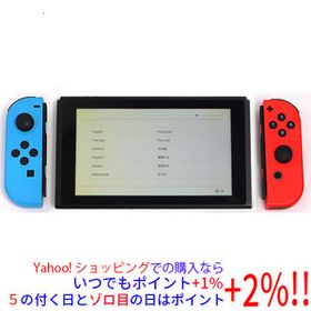 【中古】任天堂 Nintendo Switch バッテリー拡張モデル HAD-S-KABAA ネオンブルー・ネオンレッド 液晶画面いたみ