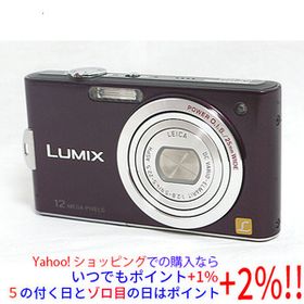 【中古】Panasonic LUMIX DMC-FX60-V バイオレット/1270万画素