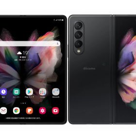 【中古】Bランク【やや傷や汚れあり】 SIMフリー SC-55B SAMSUNG Galaxy Z Fold3 5G 256GB ファントムブラック 利用制限〇(白ロム) 送料無料