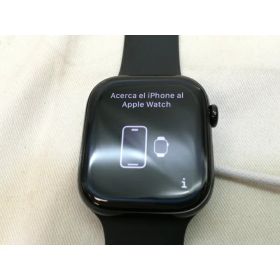 【中古】Apple Apple Watch Series10 46mm GPS ジェットブラックアルミニウムケース/ブラックスポーツバンド (M/L) MWWQ3J/A【川崎】保証期間1ヶ月【ランクB】