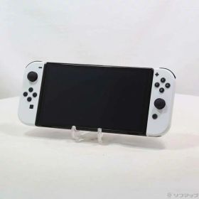 【中古】Nintendo(任天堂) Nintendo Switch 有機ELモデル Joy-Con(L)／(R) ホワイト 【198-ud】