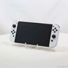 【中古】Nintendo(任天堂) Nintendo Switch 有機ELモデル Joy-Con(L)／(R) ホワイト 【344-ud】