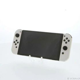 【中古】Nintendo(任天堂) Nintendo Switch 有機ELモデル Joy-Con(L)／(R) ホワイト 【297-ud】