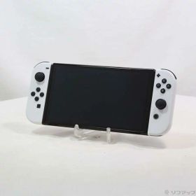 【中古】Nintendo(任天堂) Nintendo Switch 有機ELモデル Joy-Con(L)／(R) ホワイト 【344-ud】
