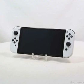 【中古】Nintendo(任天堂) Nintendo Switch 有機ELモデル Joy-Con(L)／(R) ホワイト 【344-ud】