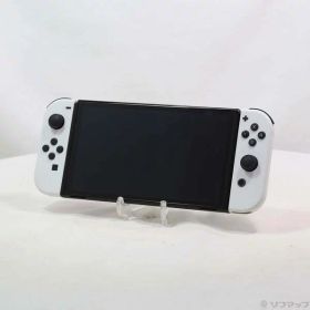 【中古】Nintendo(任天堂) Nintendo Switch 有機ELモデル Joy-Con(L)／(R) ホワイト 【344-ud】