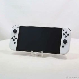 【中古】Nintendo(任天堂) Nintendo Switch 有機ELモデル Joy-Con(L)／(R) ホワイト 【344-ud】