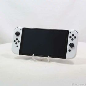 【中古】Nintendo(任天堂) Nintendo Switch 有機ELモデル Joy-Con(L)／(R) ホワイト 【344-ud】
