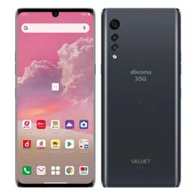 【SIMロック解除済】【ネットワーク利用制限−】docomo LG VELVET L-52A Aurora Gray LG電子 当社3ヶ月間保証 中古 イオシス