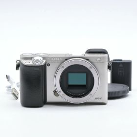 SONY ソニー α6000 ボディ シルバー ILCE-6000 S ミラーレス一眼レフカメラ【中古】