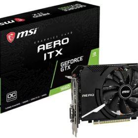 【中古】 MSI GeForce GTX 1660 AERO ITX 6G OC グラフィックスボード VD6919