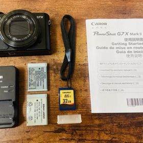 Canon PowerShot G7 X Mark II 本体と付属品